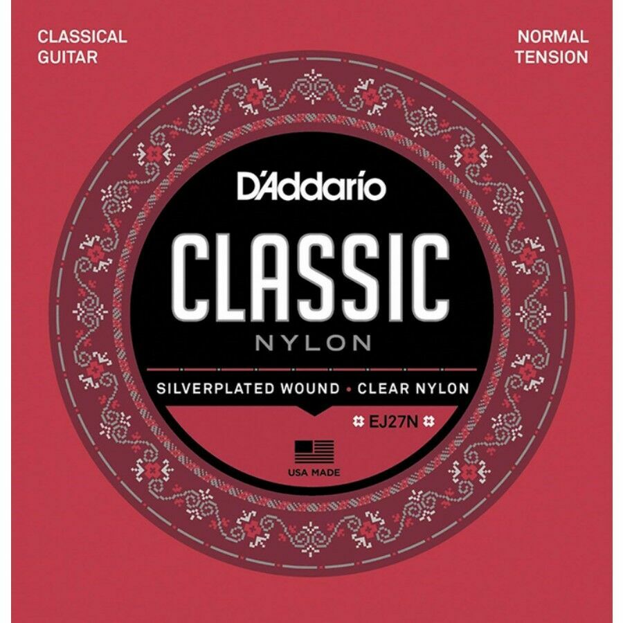 DADDARIO KLASİK GİTAR TEL SETİ (4/4), SILVERPLATED WOUND, C:EJ27N
