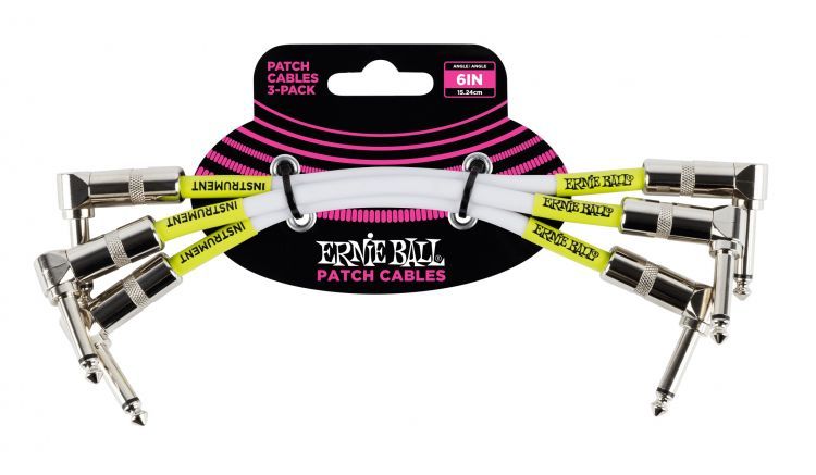 ERNIE BALL P06051 L/L 3lü Paket 15cm Pedal Ara Kablo