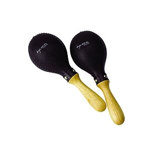 Tycoon Black Plastic Maracas