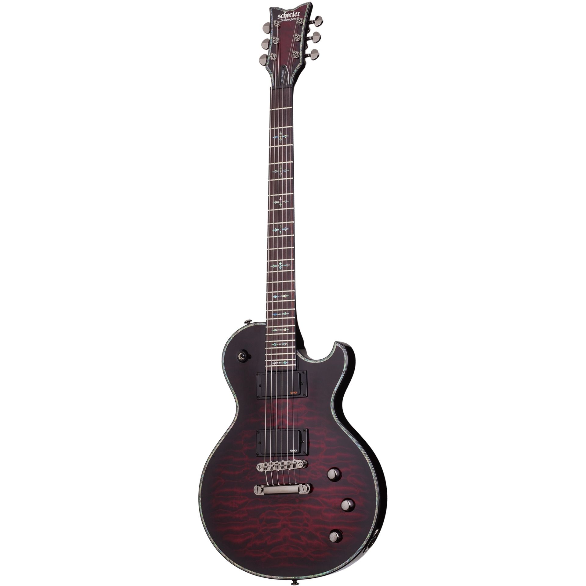 Schecter Hellraiser Solo-II Elektro Gitar (Black Cherry Burst)