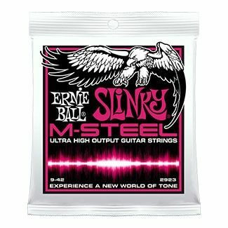Ernie Ball P02923 M-Steel Super Slinky 0.09 - 0.42 Elektro Gitar Teli