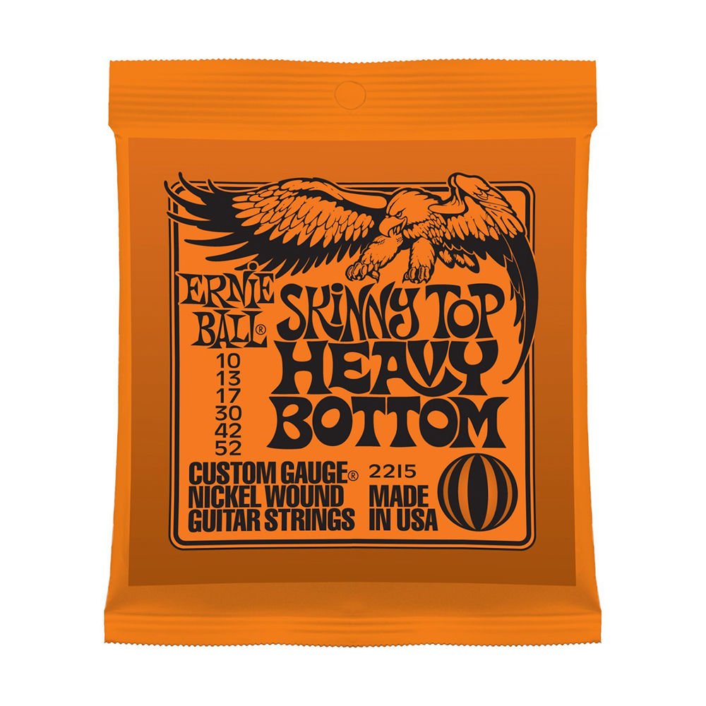 Ernie Ball P02215 Skinny Top Heavy Bottom Nickel 10-52 Elektro Gitar Teli