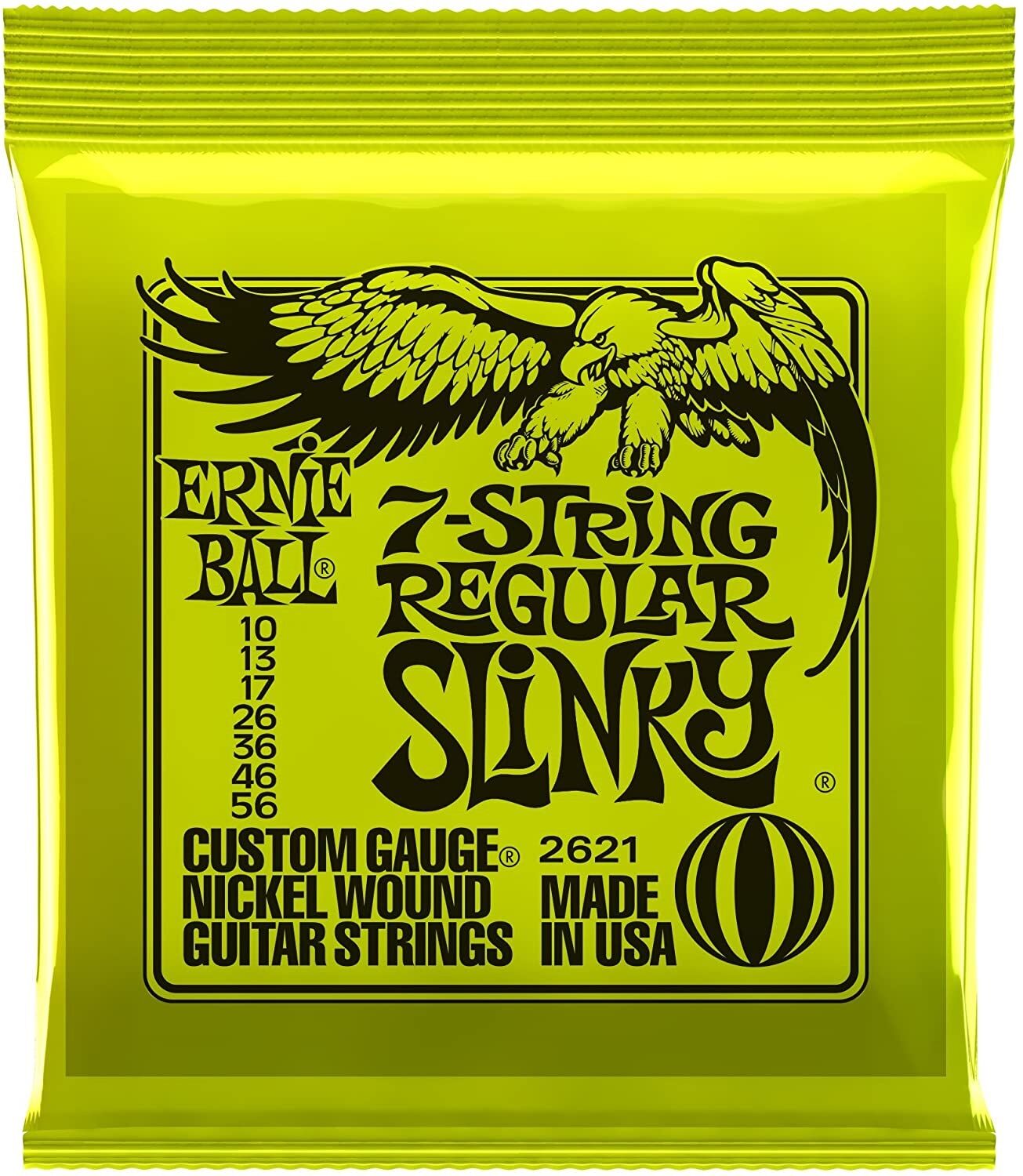 Ernie Ball P02621 Regular Slinky Nickel 10-56 (7 Telli) Elektro Gitar Teli