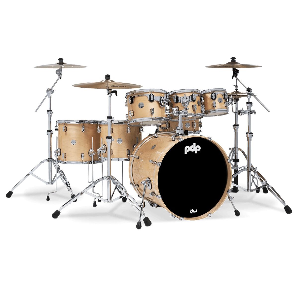PDP Drums Concept Akçaağaç 7-Parça 22'' Akustik Davul (Natural Lacquer)