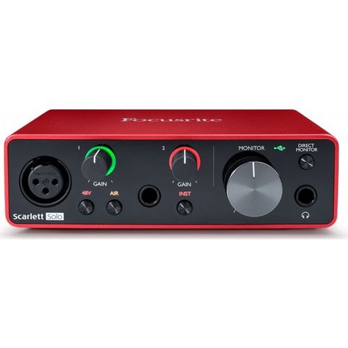 Focusrite Scarlett Solo Gen 3 USB Ses Kartı