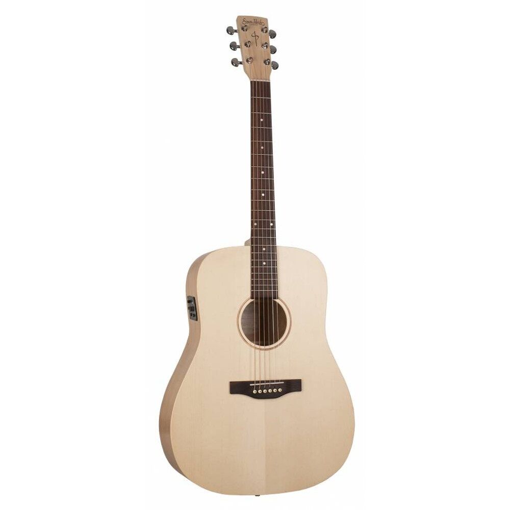 Simon & Patrick Trek Nat Solid Spruce SG Elektro Akustik Gitar (Natural)