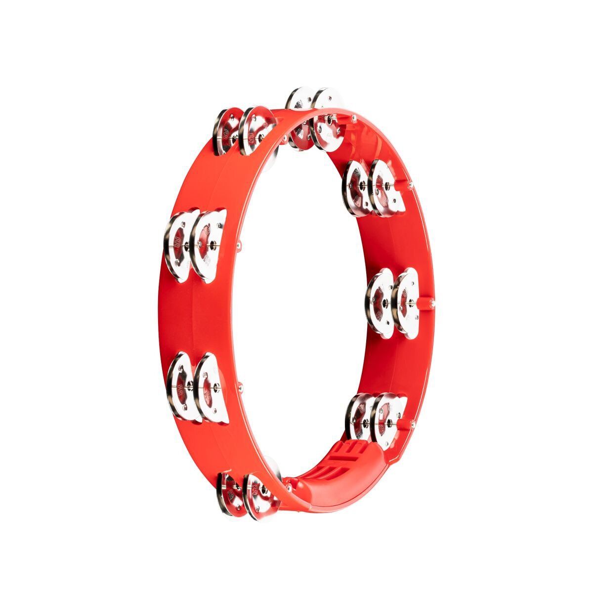 Meinl HTT10R Stainless Steel Jingle 2-rows 10'' Tour Tamburin (Kırmızı)