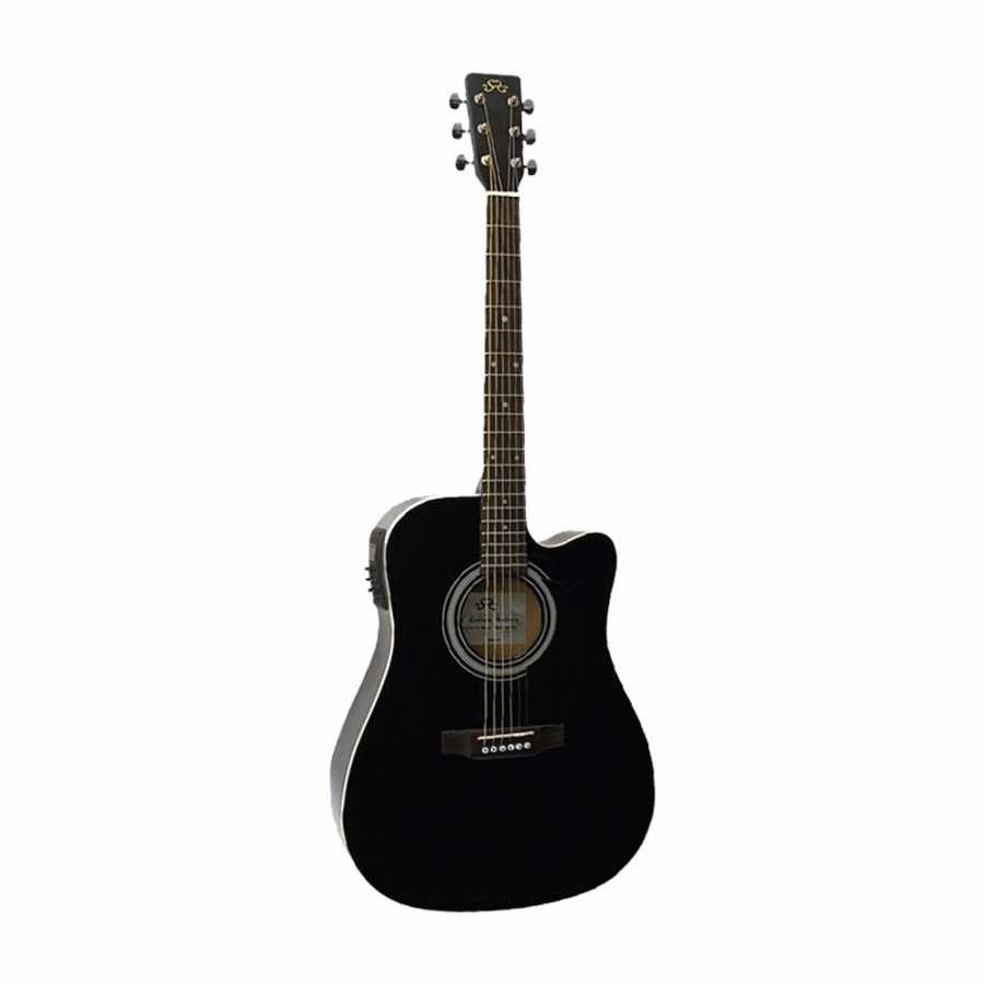 SX MD160CE/BK Elektro Akustik Gitar (Black)