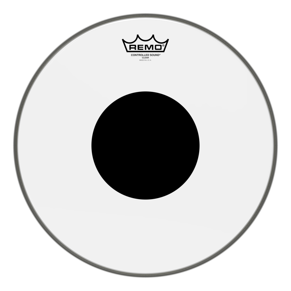 REMO CS-0314-10- Controlled Sound® Şeffaf Top Black Dot™ 14'' Davul Derisi