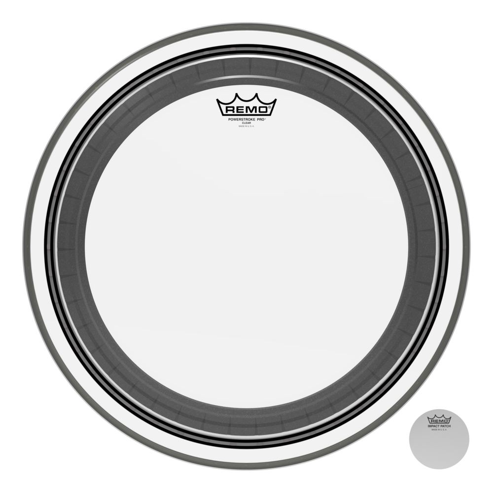 REMO PR-1318-00- Powerstroke® Pro Şeffaf 18'' Bas Davul Derisi