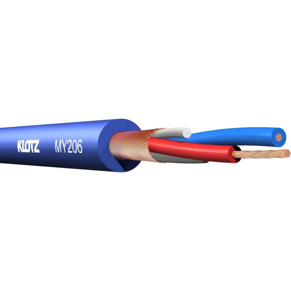 Klotz MY206BL.100 MY206 Profesyonel Mikrofon Kablosu (100 Metre)
