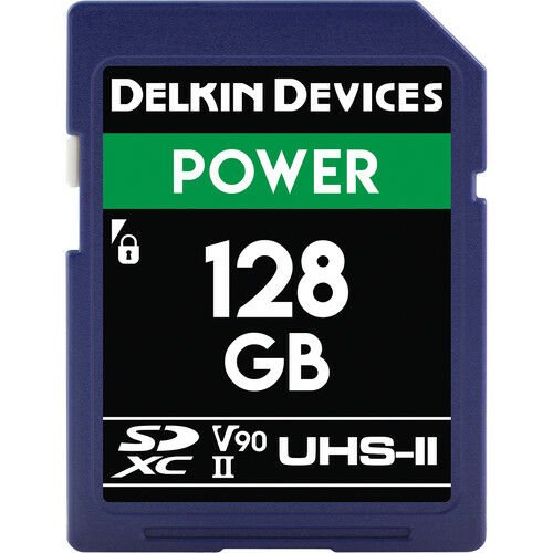 Delkin Devices 128 GB POWER UHS-II SDXC Hafıza Kartı