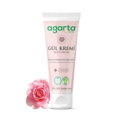 Doğal Yüz Ve El Nemlendirici Gül Aromalı Cilt Bakım Kremi 75 ml