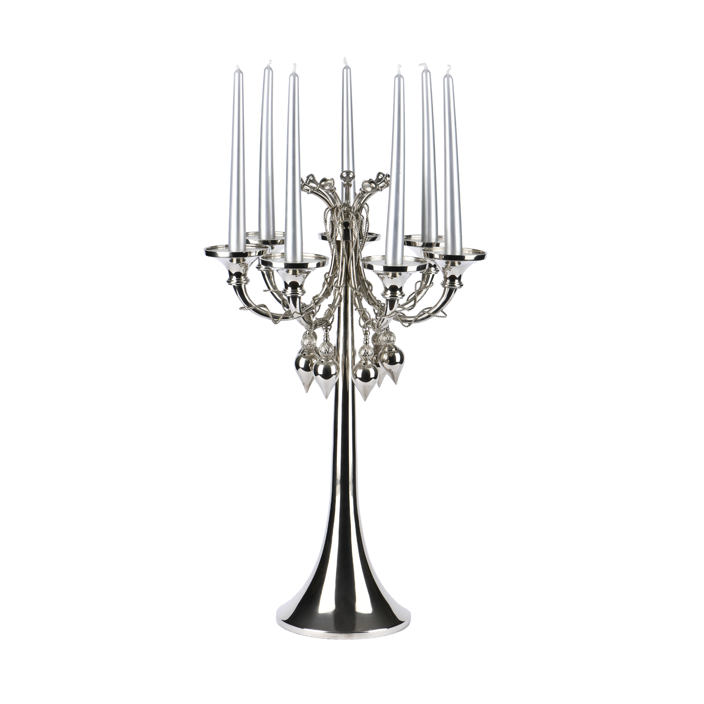 7 ARMS NICKEL CANDLESTICK