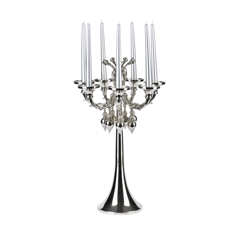 7 ARMS NICKEL CANDLESTICK