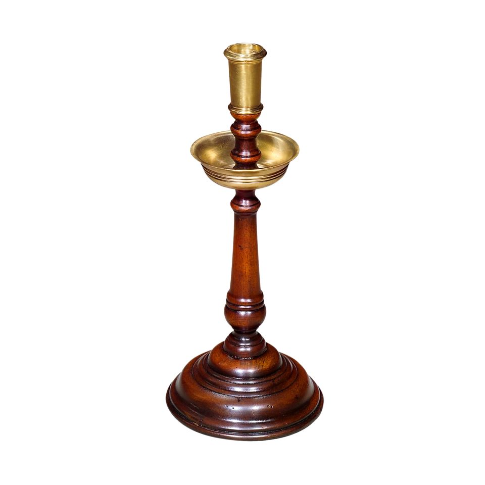 WOODEN CANDLESTICK