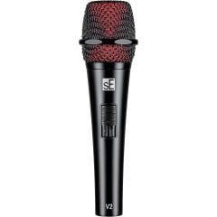 sE Electronics V2 Switch Cardioid Dynamic Handheld Vocal Mikrofonu (Siyah)