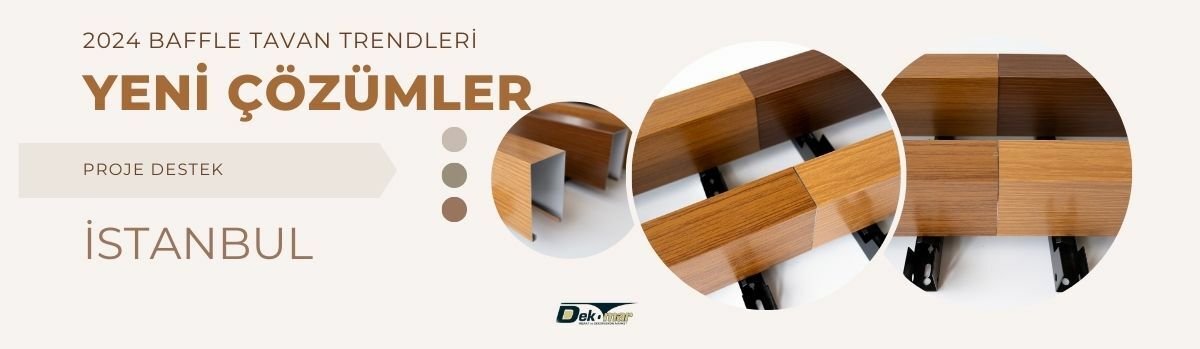 2024 Baffle Tavan Trendleri: Modern Mekanlar İçin En Yeni Çözümler