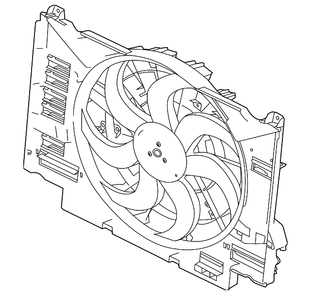 LR137844 - FAN 2.0L (VELAR) - Land Rover