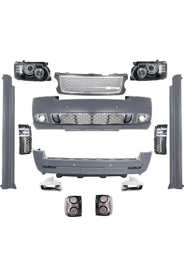 AML-RRV12SET - KOMPLE BODY KİT SETİ 2012 GÖRÜNÜM (RANGE ROVER VOGUE) - İng - İthal