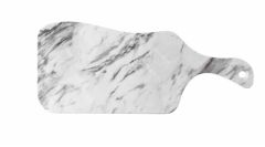 Globy Açık Büfe Melamin Mermer Desen Servis Sunum Tabağı 39x16,5x1,8 cm