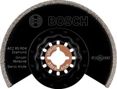 Bosch - Starlock - ACZ 85 RD4 - Diamant RIFF Zımpara Uçlu Segman Testere Bıçağı 40 Kum Kalınlığı 10'lu