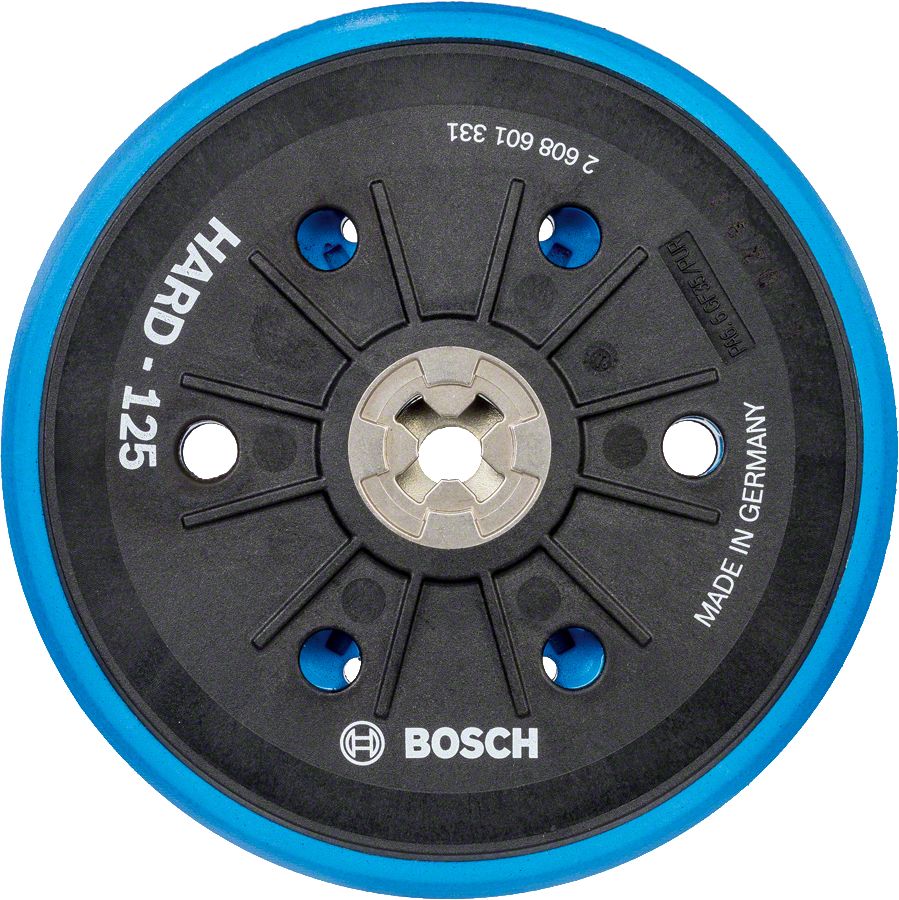 Bosch - 125 mm 5/16'' Çok Delikli Zımpara Tabanı Sert
