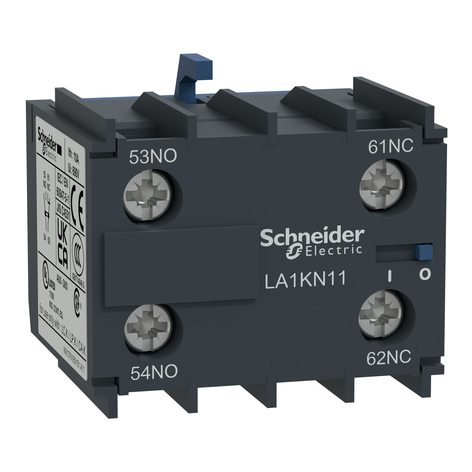 LA1KN11 | Schneider TeSys K Serisi İçin Yardımcı Kontak Bloğu - 1NA+1NK