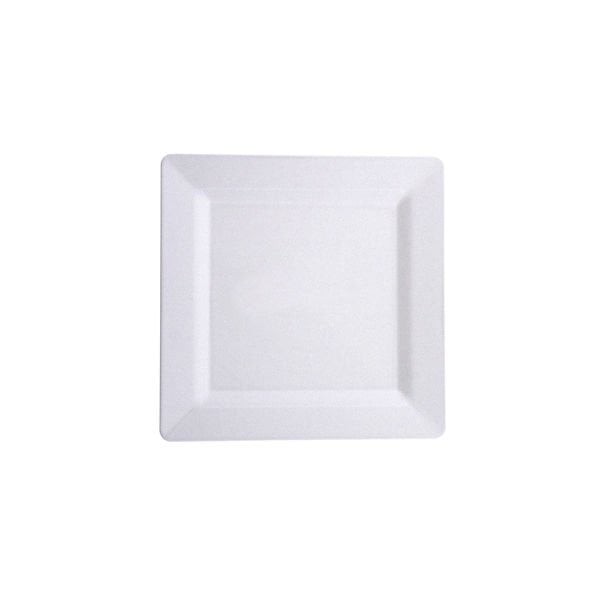 PLASTİK KARE TABAK 22 CM (10'LU)