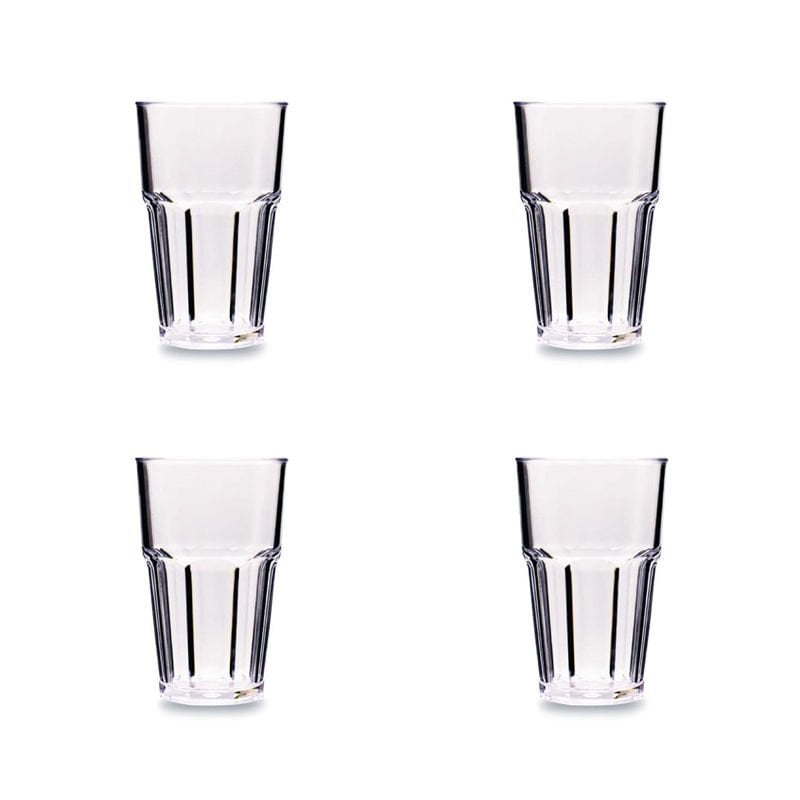 KIRILMAZ SOĞUK İÇECEK BARDAĞI 400 ML (4'LÜ)