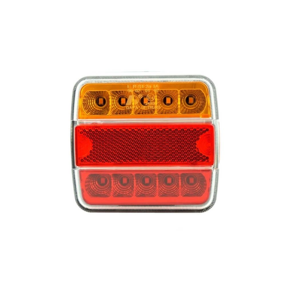 Römork ve Karavan Led Stop Lambası 12 Volt Kare Tip