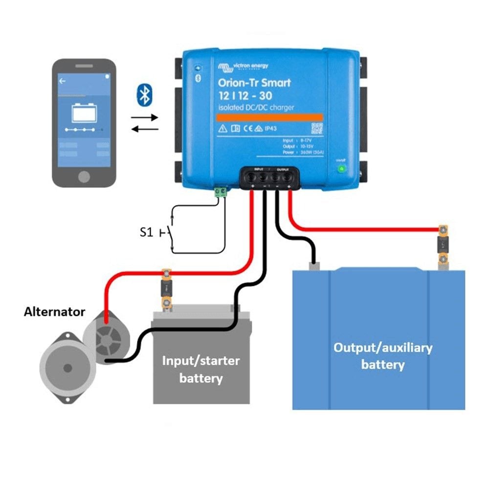 Victron Enerji Orion-Tr Smart DC-DC Şarj Cihazı 12/12-30A 360W