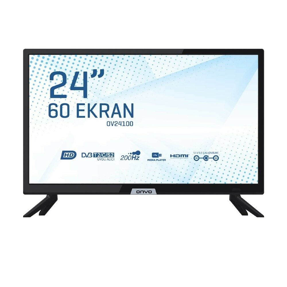 ONVO 24 inç 12 V Uydu Alıcılı HD LED TV