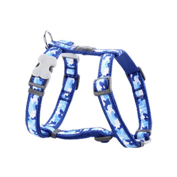 Red Dingo Kamuflaj Köpek Göğüs Tasması Lacivert Xlarge 25 Mm