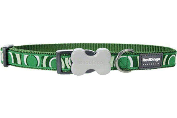 Red Dingo Circadelic Desenli Köpek Boyun Tasması Yeşil 12 Mm