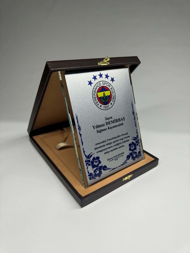 Cam Plaket Şilt 03