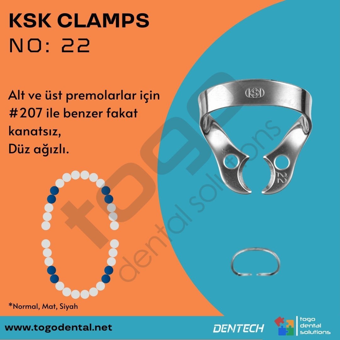 KSK Clamps No:22_ Premolar Klemp