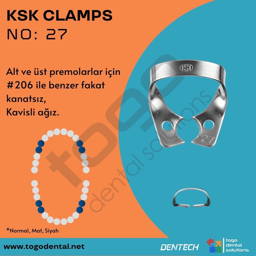 KSK Clamps No:27_ Premolar Klemp