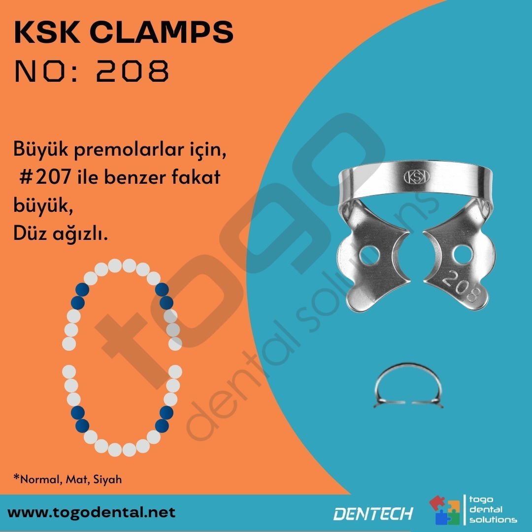KSK Clamps No:208_ Premolar Klemp