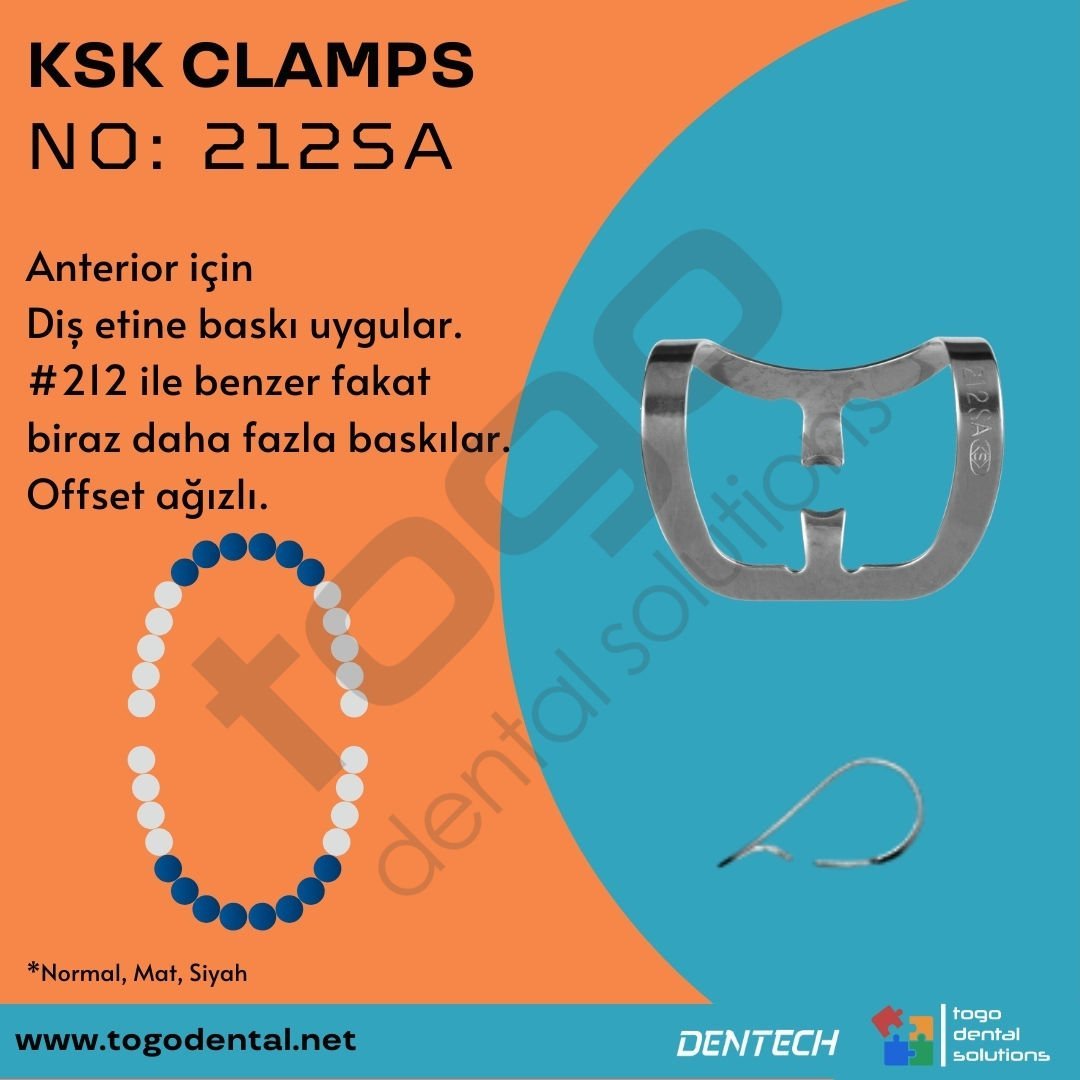 KSK Clamps No:212SA_ Anterior Klemp