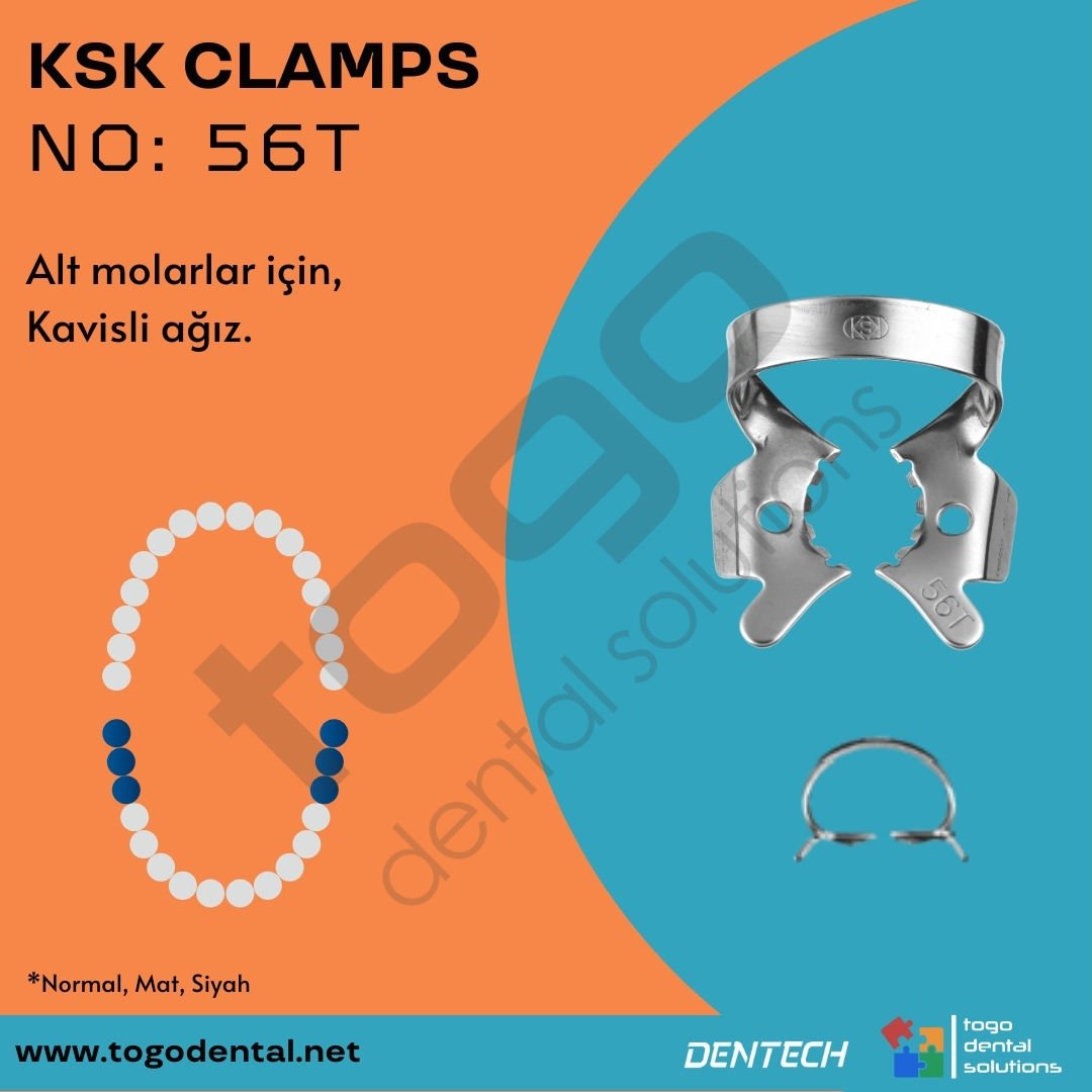 KSK Clamps No:56T_Tırtıklı Ağız Klemp