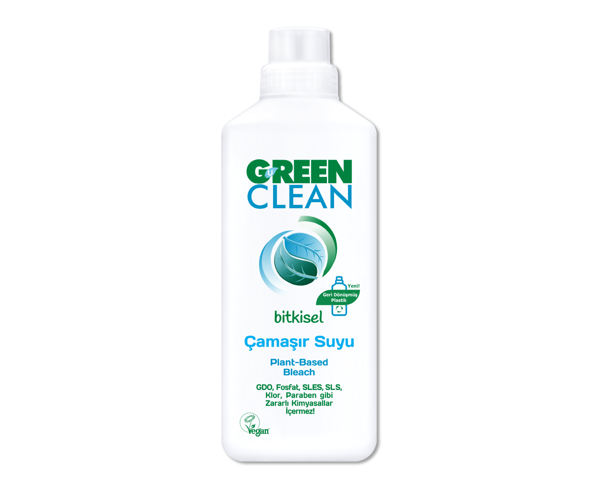 U Green Clean Bitkisel Çamaşır Suyu 1 L Green Clean