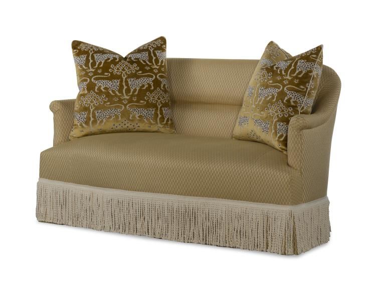 ROMAIN SKIRTED LOVE SEAT