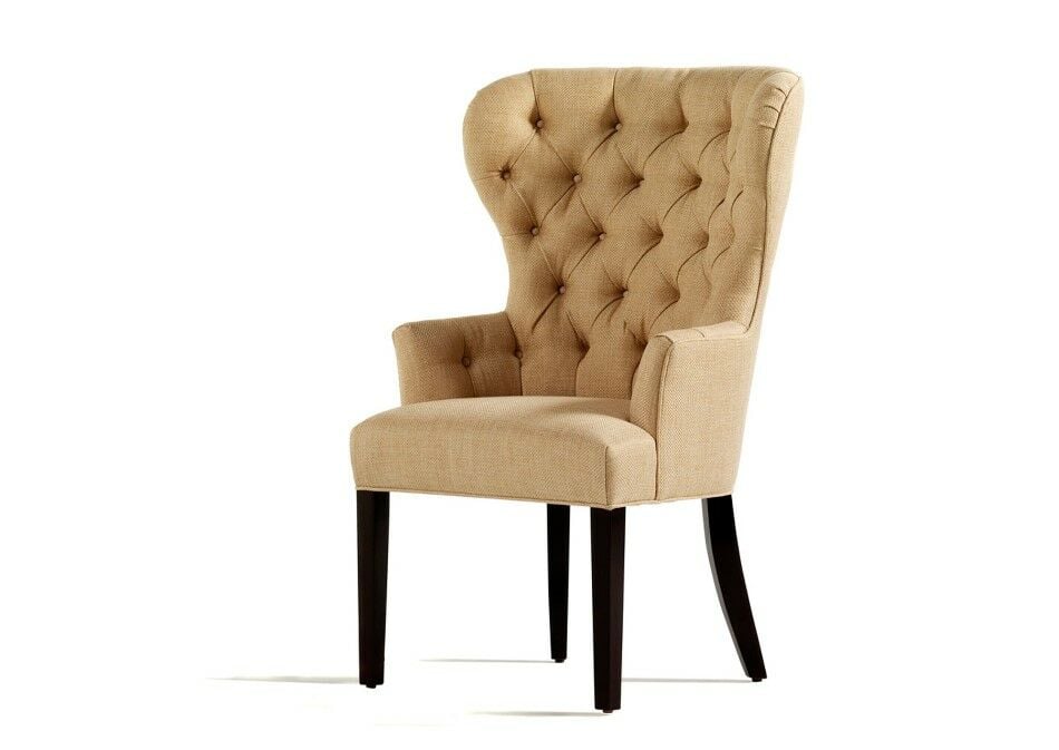 GARBO TUFTED DINING ARM CHAIR