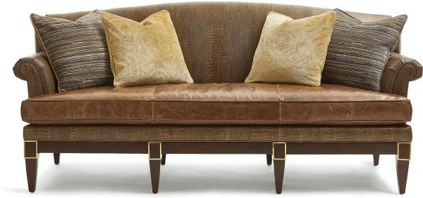 JULIA SOFA WITH METAL INSETS