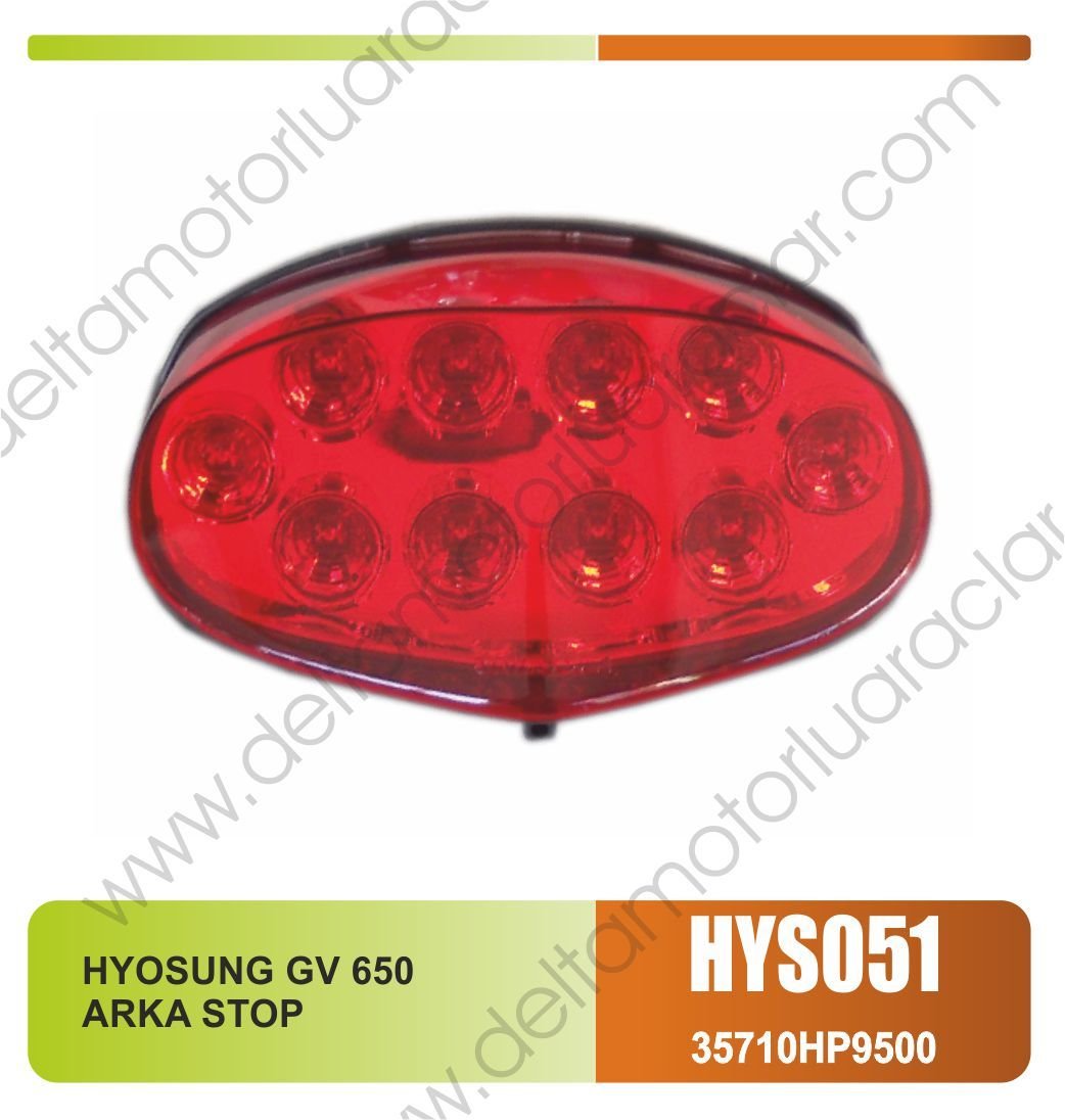 HYOSUNG GV 650 ARKA STOP