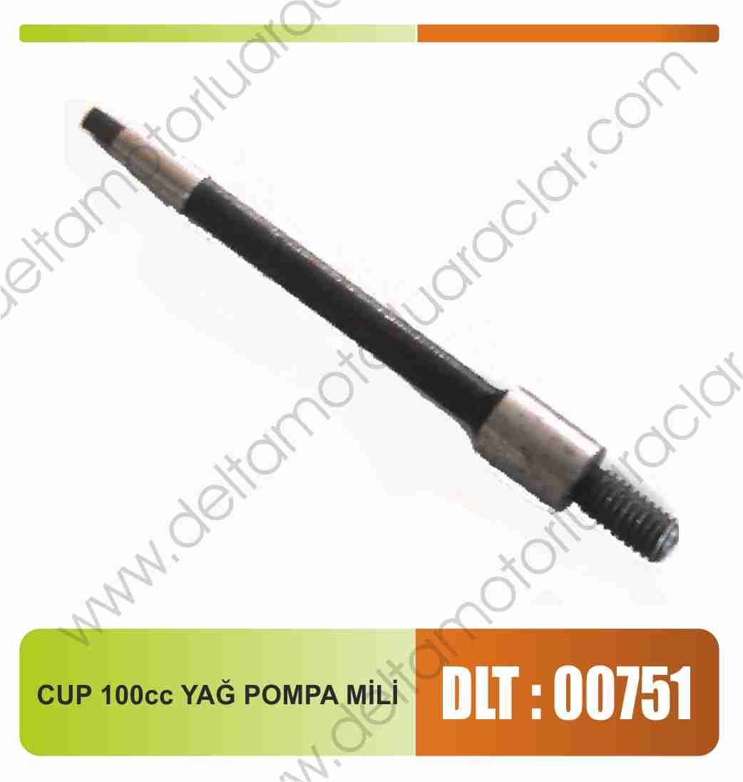 CUP 100 cc YAĞ POMPA MİLİ