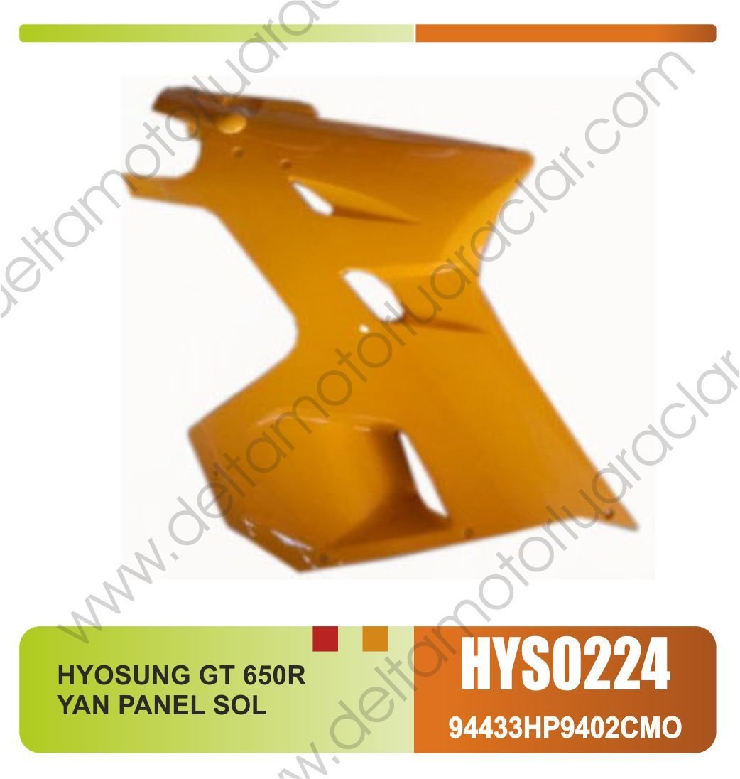 HYOSUNG GT 650R YAN PANEL SOL