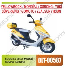 SCOOTER 50 cc MODELİ KOMPLE KAPORTA