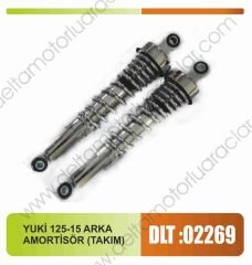 YUKİ 125-15 ARKA AMORTİSÖR (TAKIM)